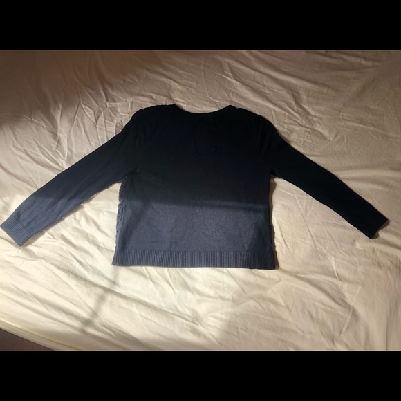 Abercrombie & Fitch Lace Cardigan Navy Size Small - Picture 2 of 4